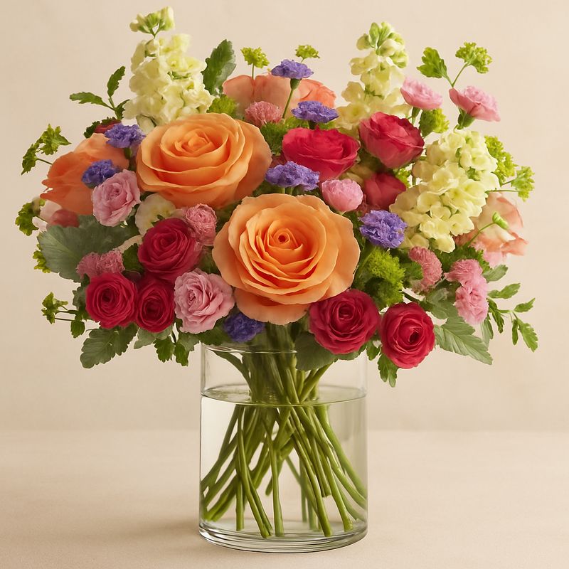 Sunny Pitcher Roses